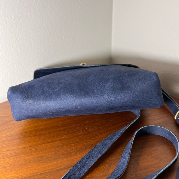 Form Function Form Penney Clutch Latigo Baltic Blue Suede Leather - Picture 8 of 15